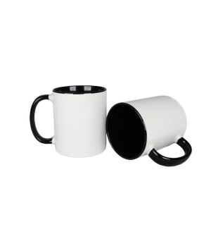CANECA SUBLIMATICA CER INT PRETO 325ML